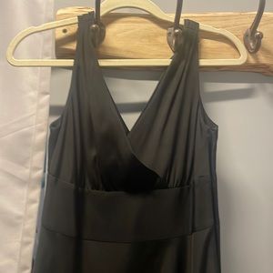 J CREW PS black sleeveless gown